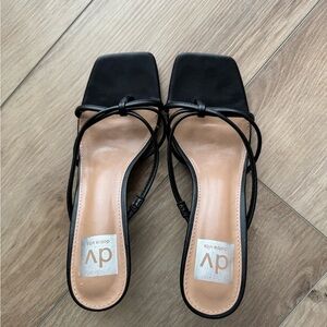 Dolce Vita Black Leather Sandals